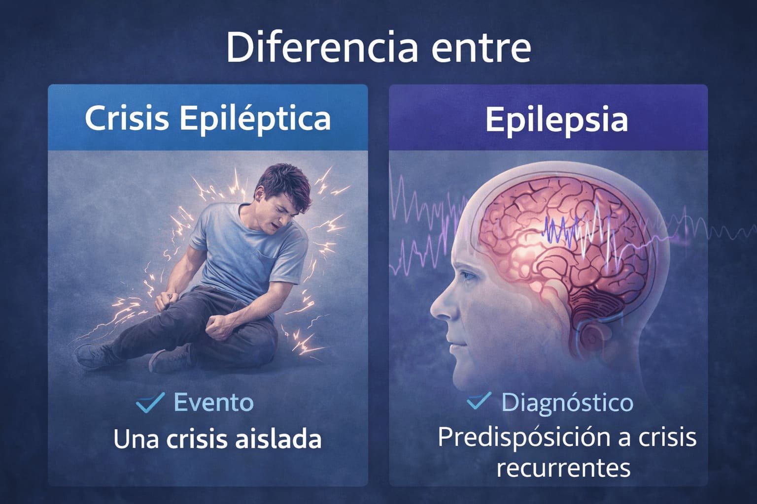 Diferencia entre crisis epiléptica y epilepsia