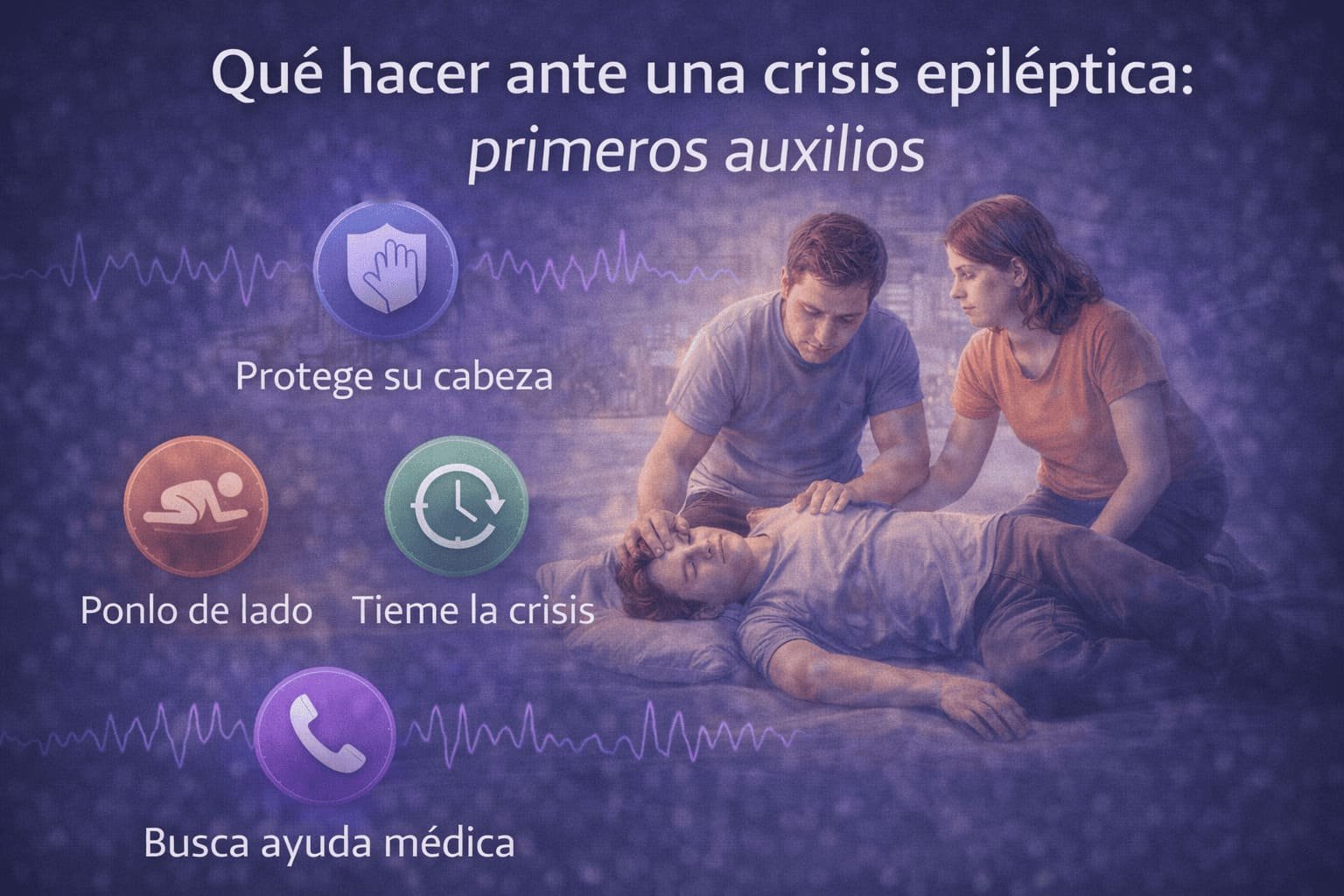 Qué hacer ante una crisis epiléptica: primeros auxilios