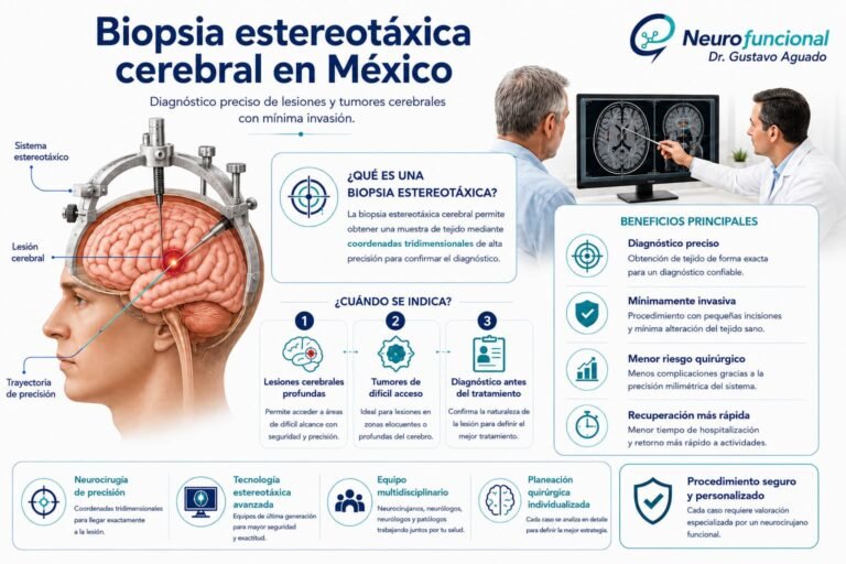 Biopsia estereotáxica cerebral México